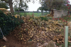 Ufford Hall Stone Walling